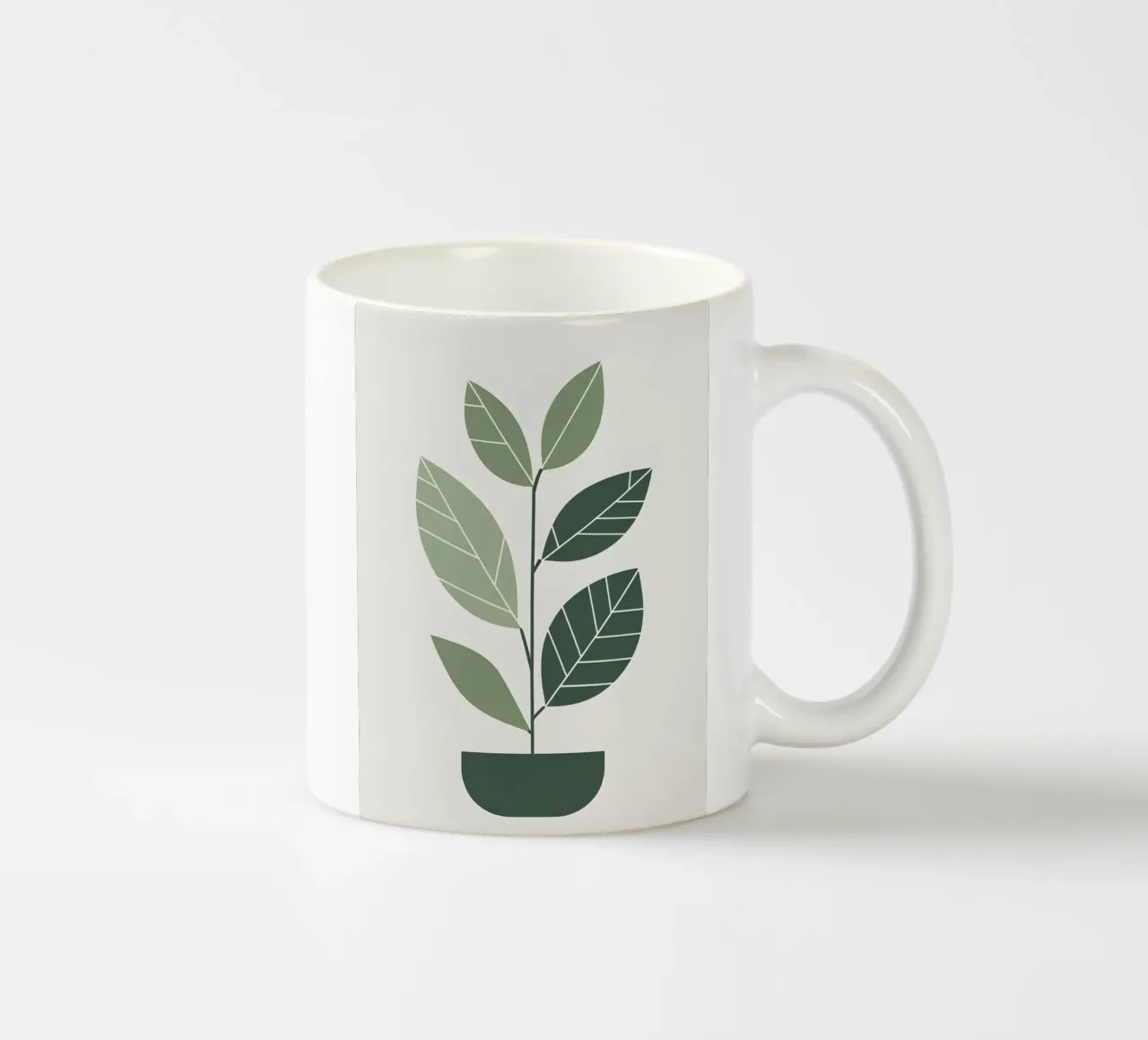 Impianto astratto tazza in ceramica da Botanical Gallery