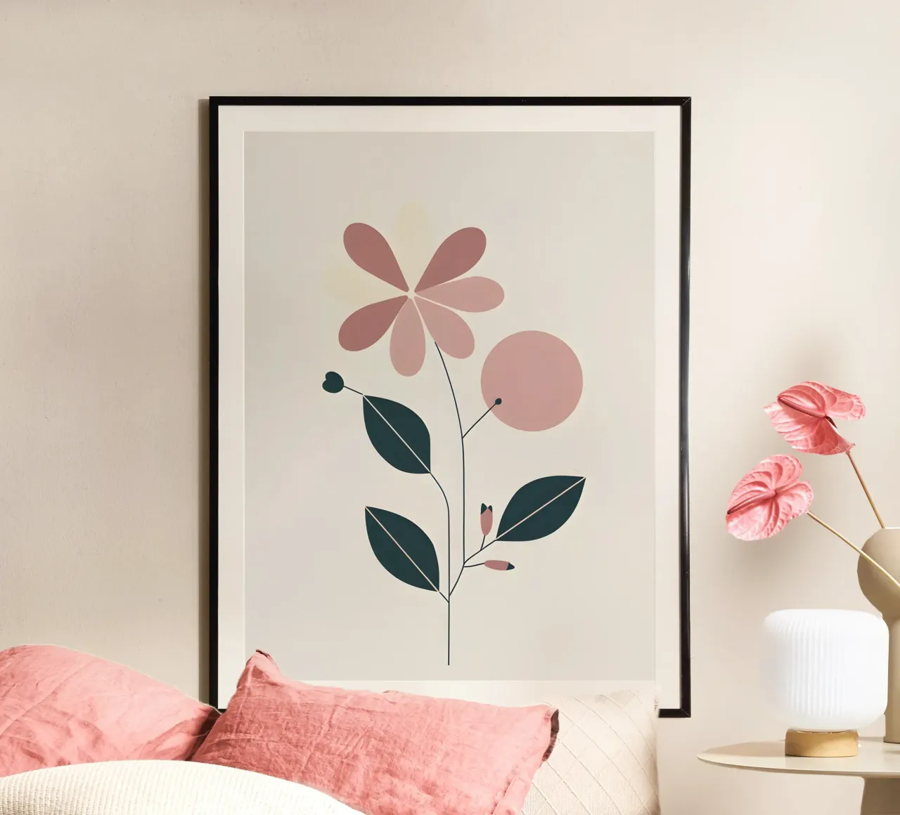 Fiore geometrico poster da The Green Room