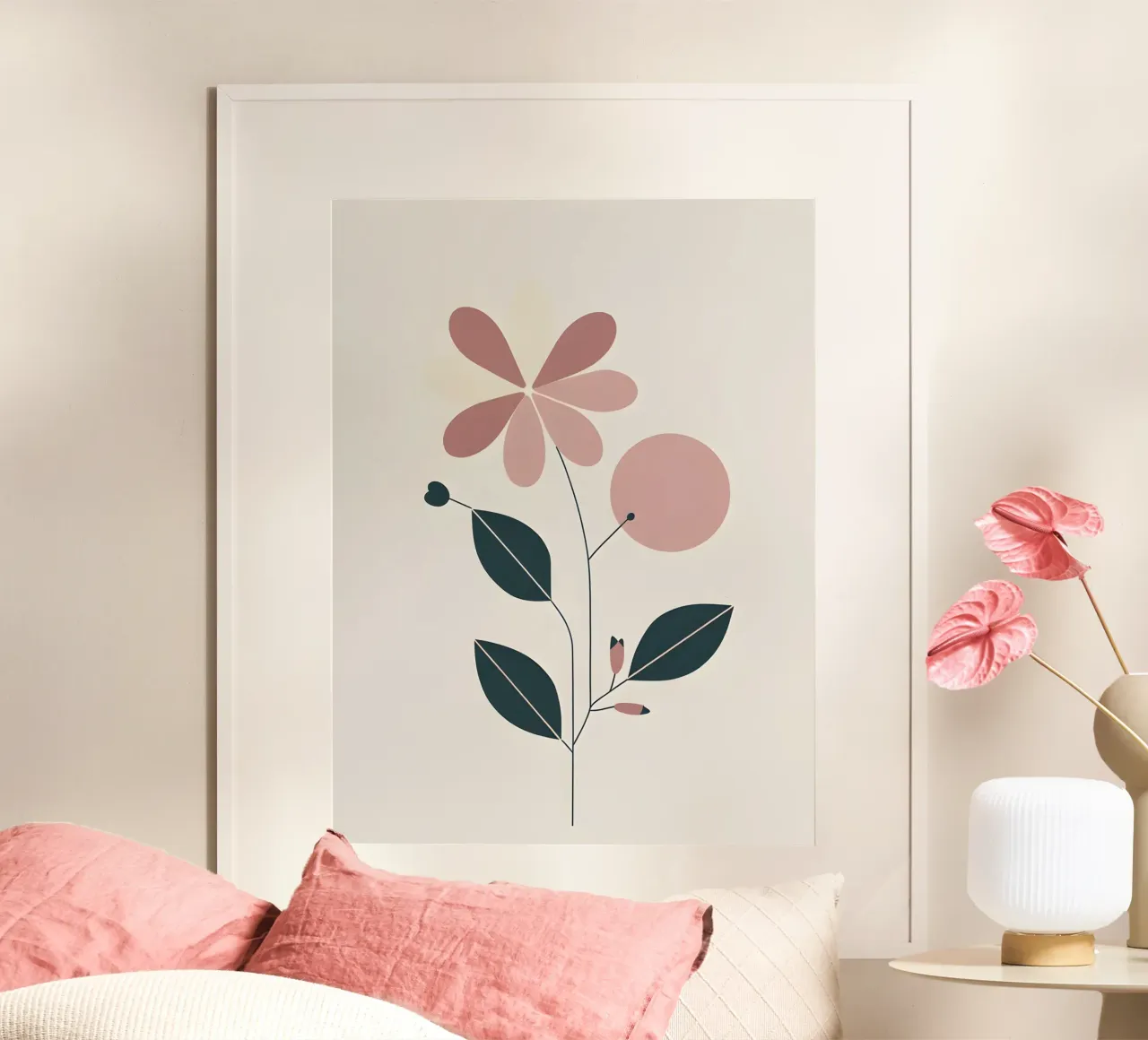 Fiore geometrico poster da The Green Room
