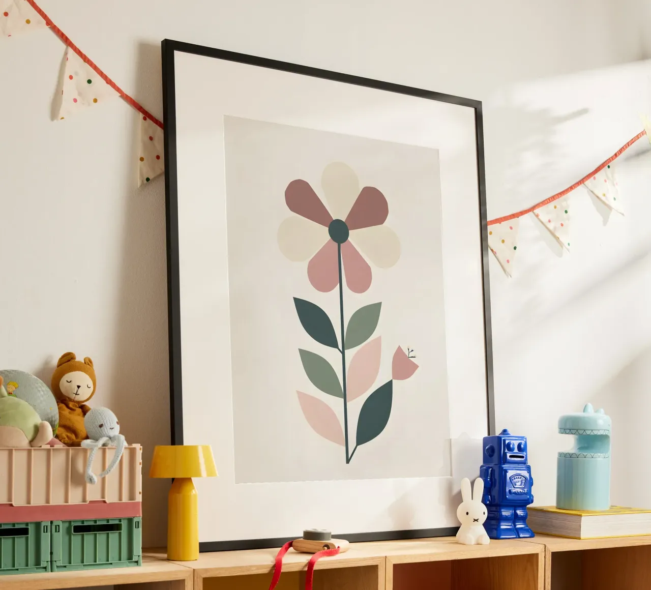 Fiore geometrico poster da The Green Room
