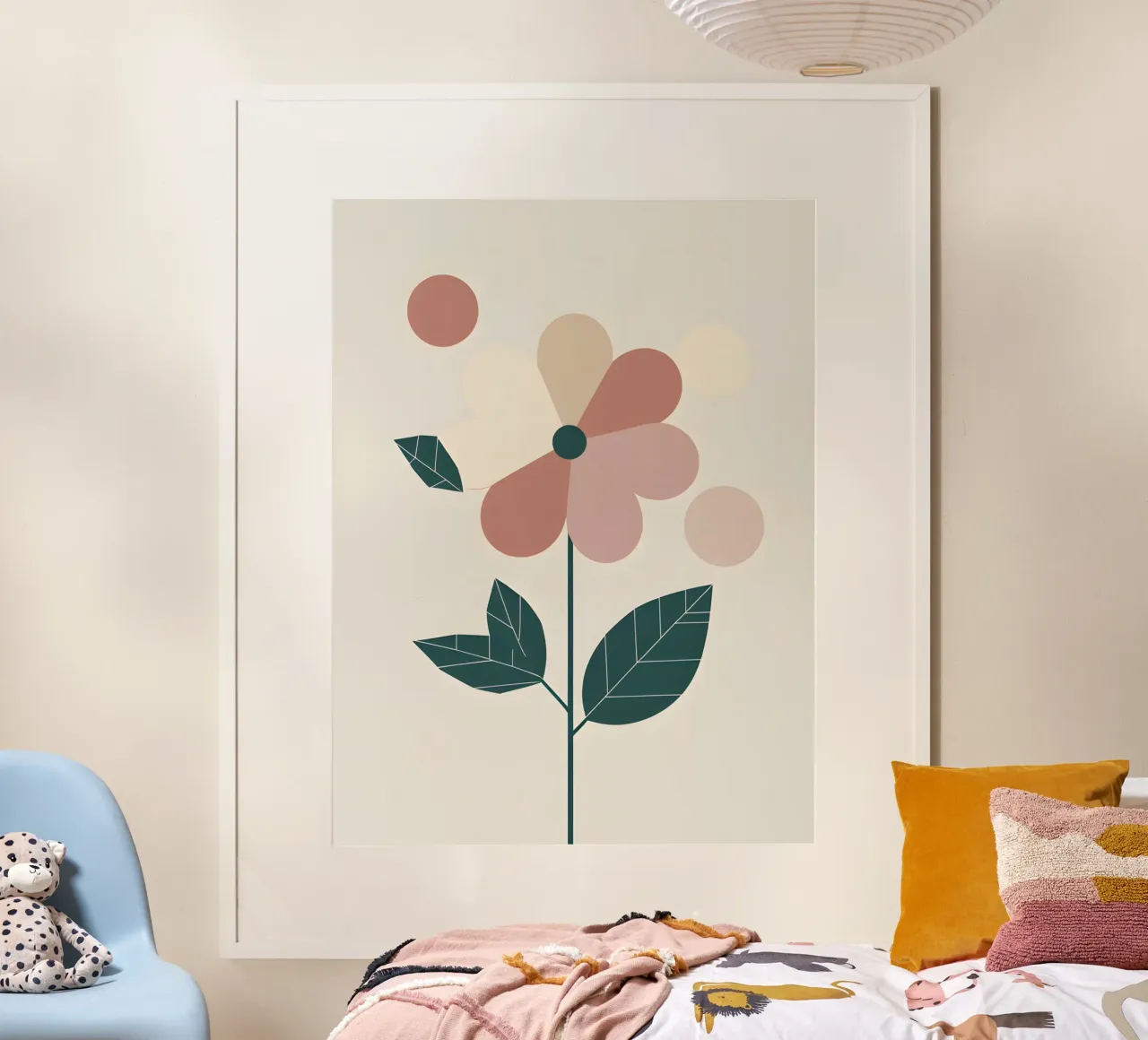 Fiore geometrico poster da The Green Room