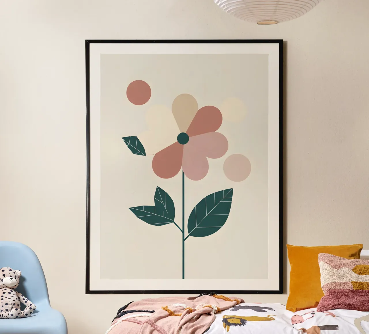 Fiore geometrico poster da The Green Room