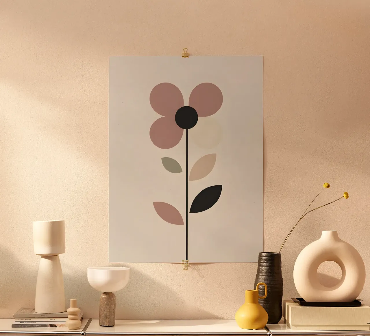 Fiore geometrico poster da The Green Room