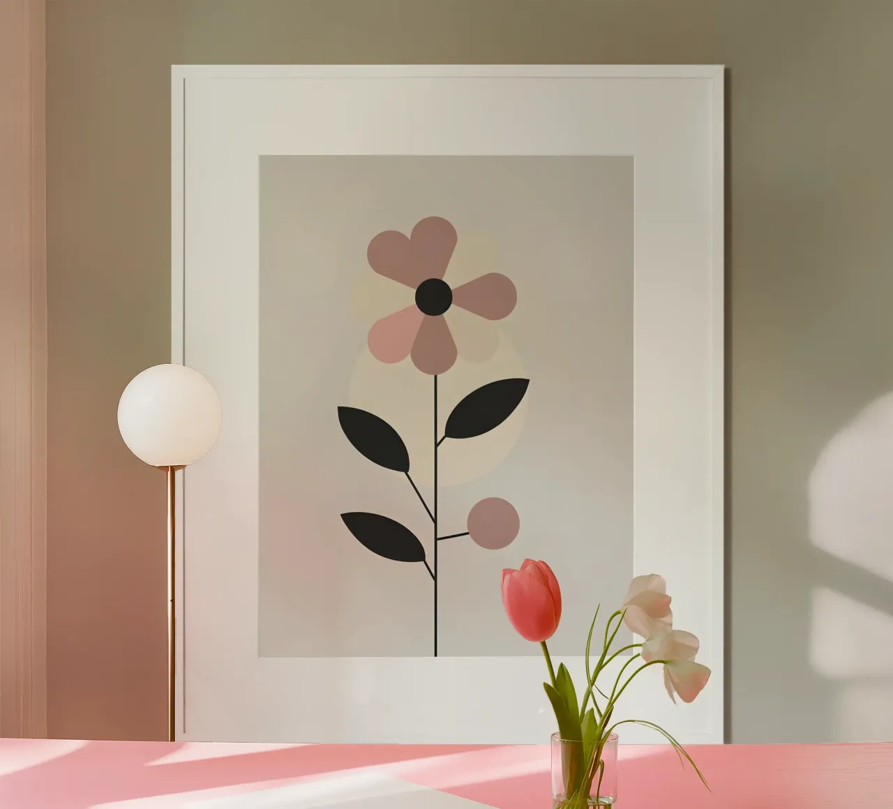 Fiore geometrico poster da The Green Room