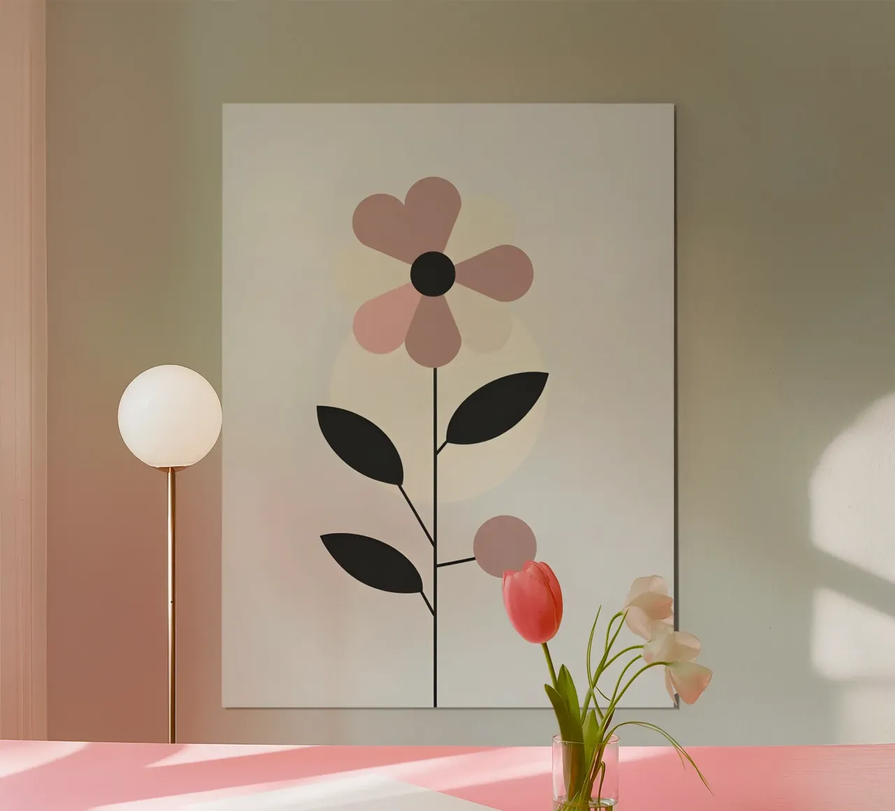 Fiore geometrico poster da The Green Room