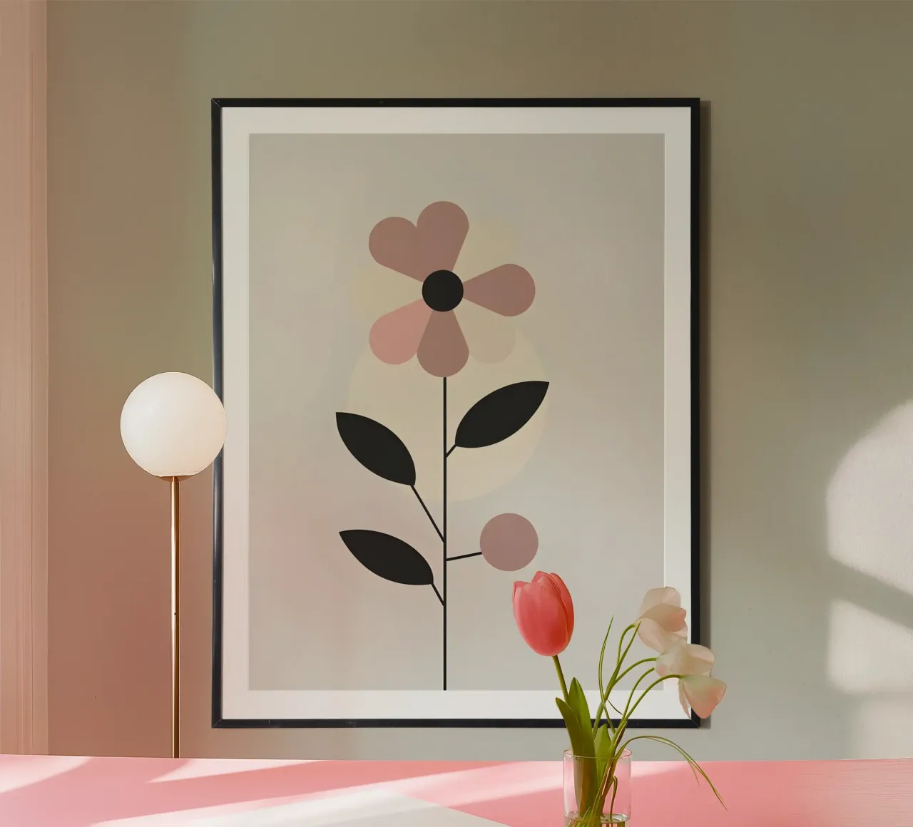 Fiore geometrico poster da The Green Room