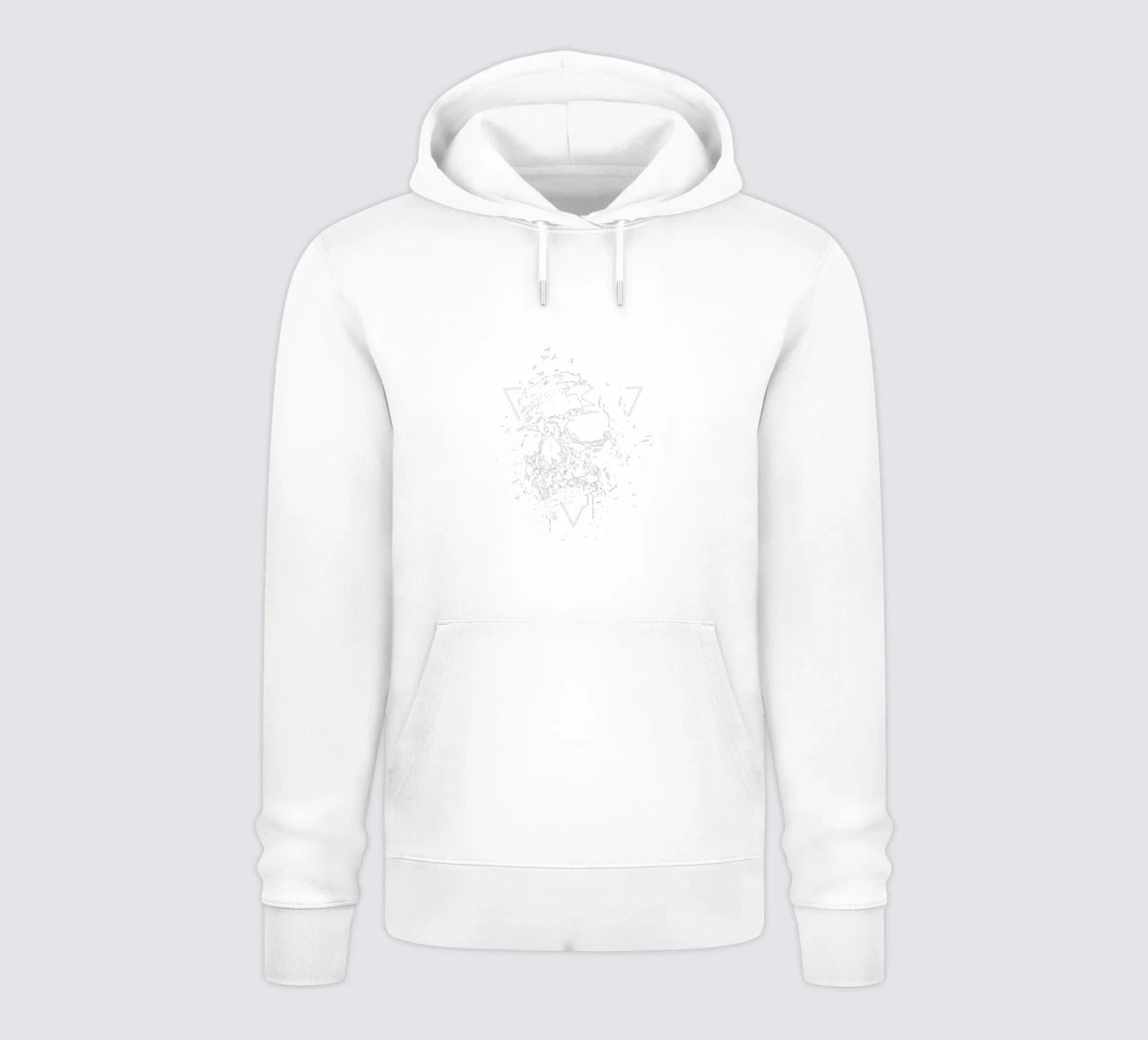Skull X (b&w) felpa con cappuccio da Balazs Solti