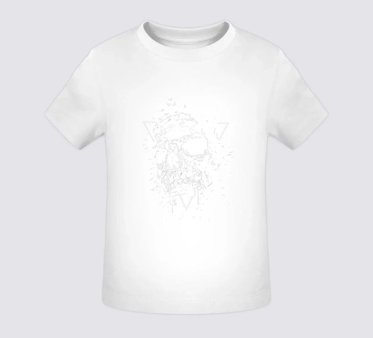Skull X (b&w) maglietta neonato da Balazs Solti