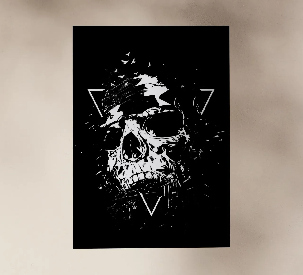Skull X (b&w) pellicola backlit da Balazs Solti