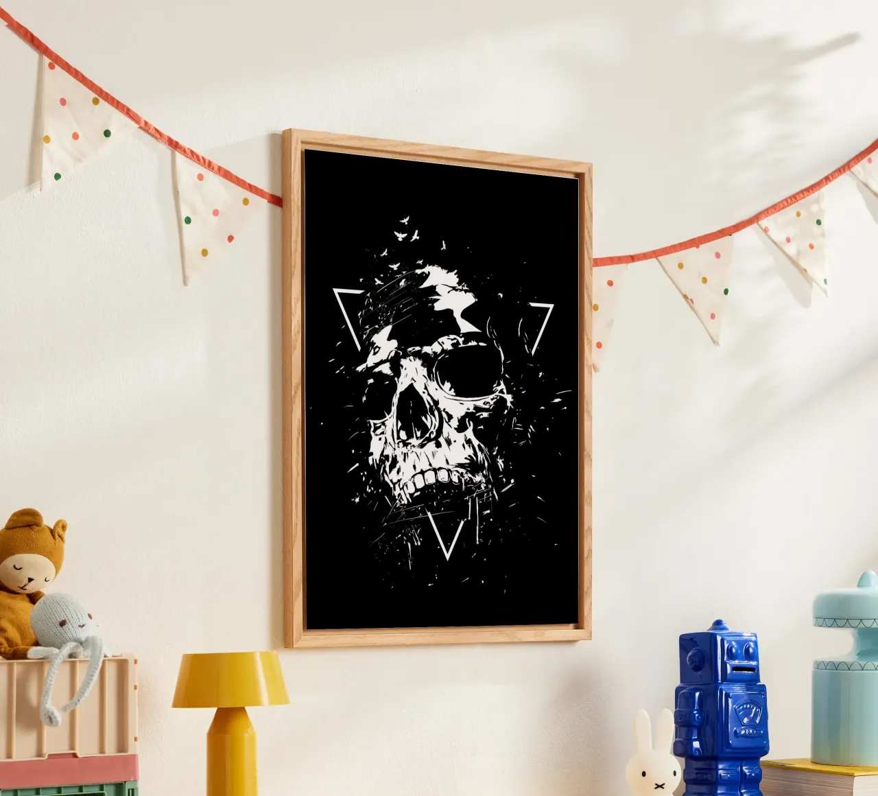 Skull X (b&w) metacrilato de Balazs Solti