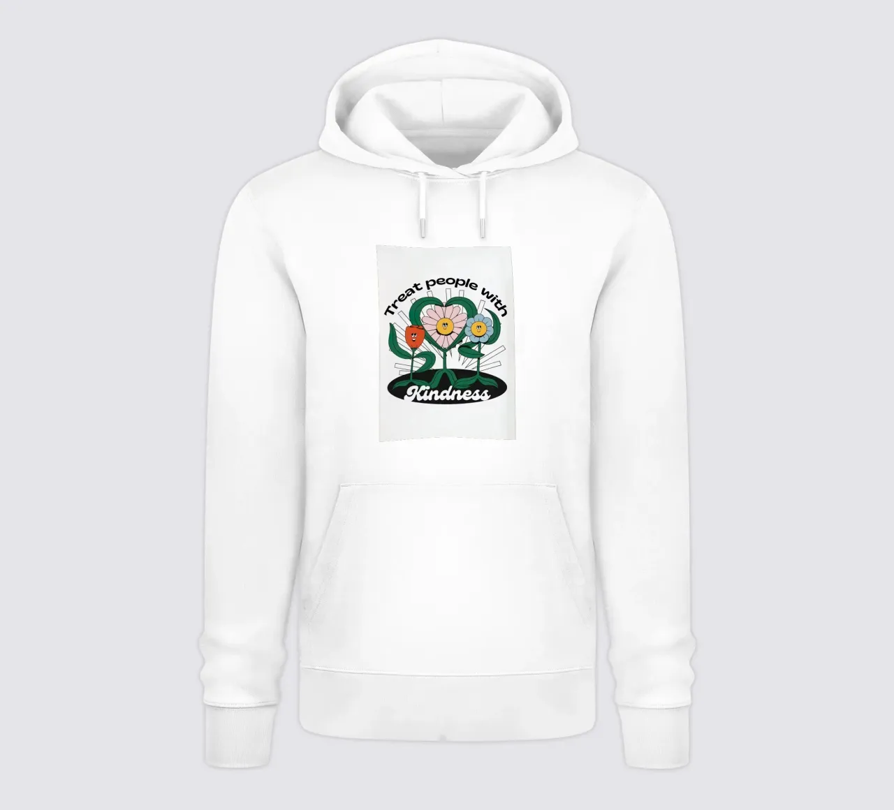 Trattare le persone con gentilezza felpa con cappuccio da hanna shop