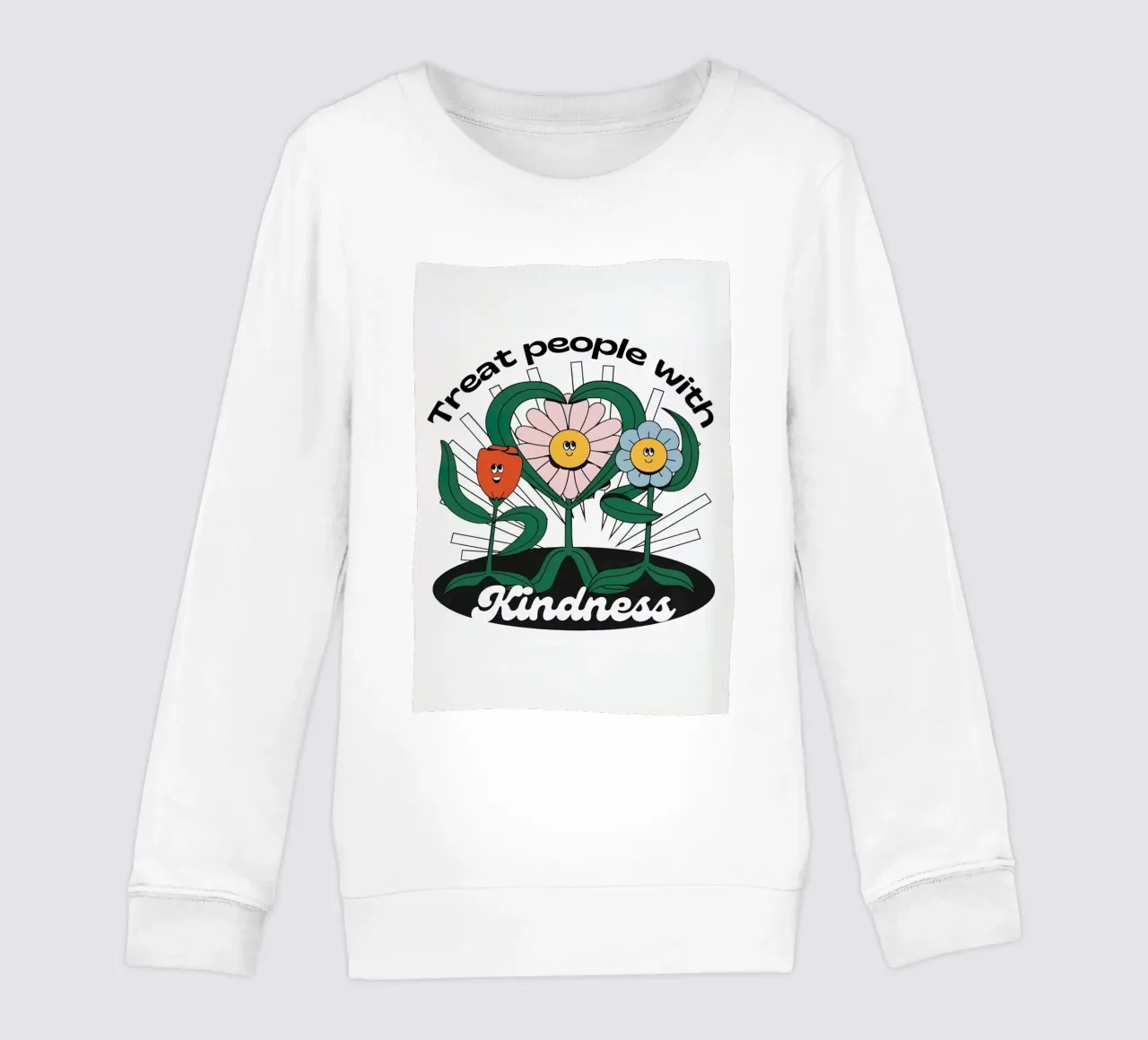 Trattare le persone con gentilezza felpa bambino da hanna shop