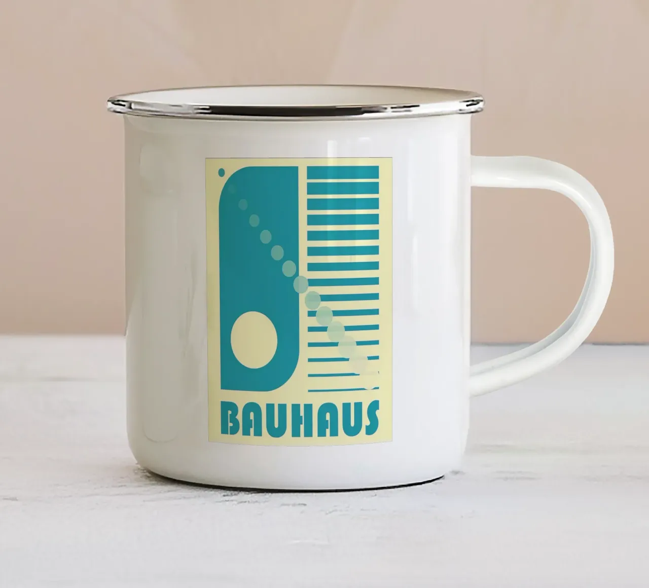 Bauhaus 1919 tazza in smalto da Brooke