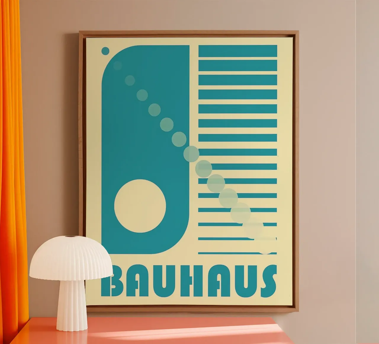 Bauhaus 1919 tela con Cornice a cassetta da Brooke