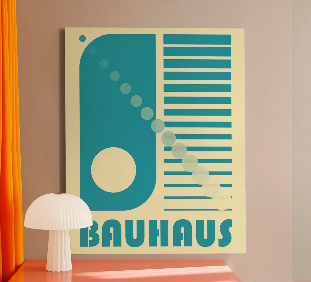 Bauhaus 1919 tela con Cornice a cassetta da Brooke