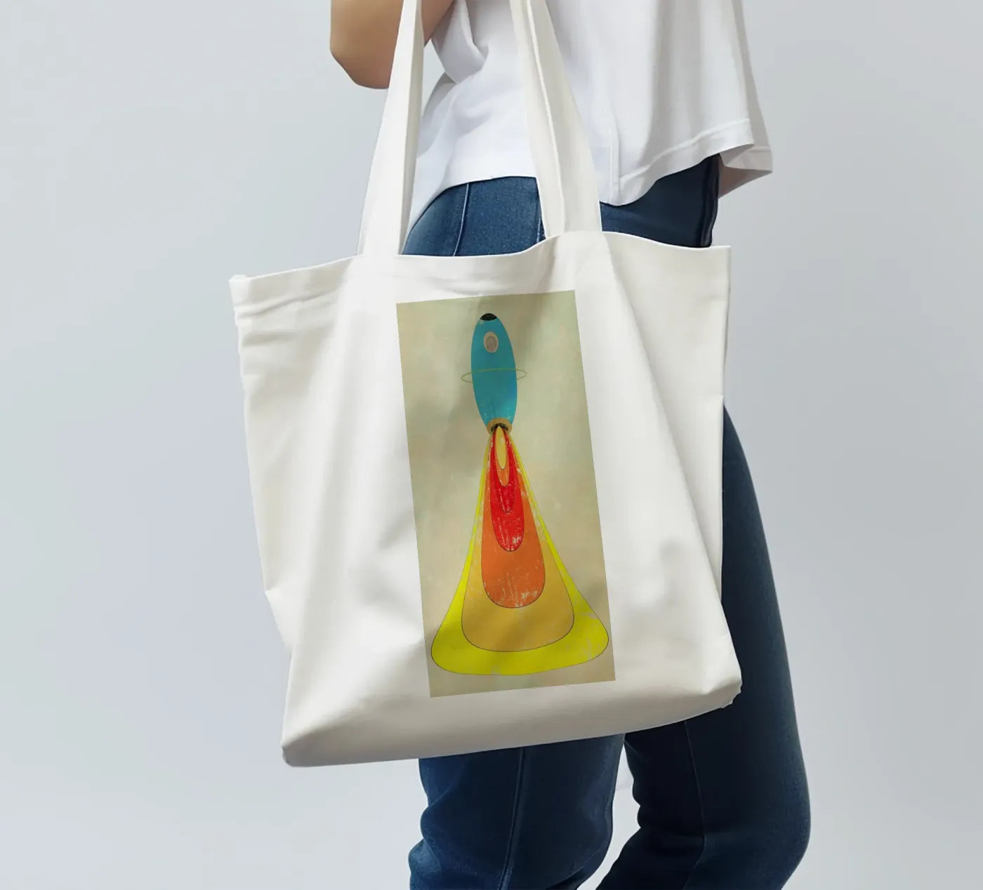 Rocket tote bag by Metron