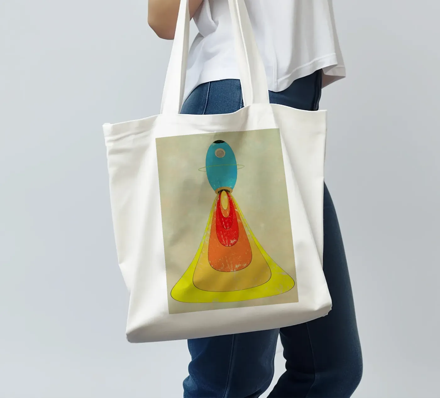 Rocket tote bag by Metron