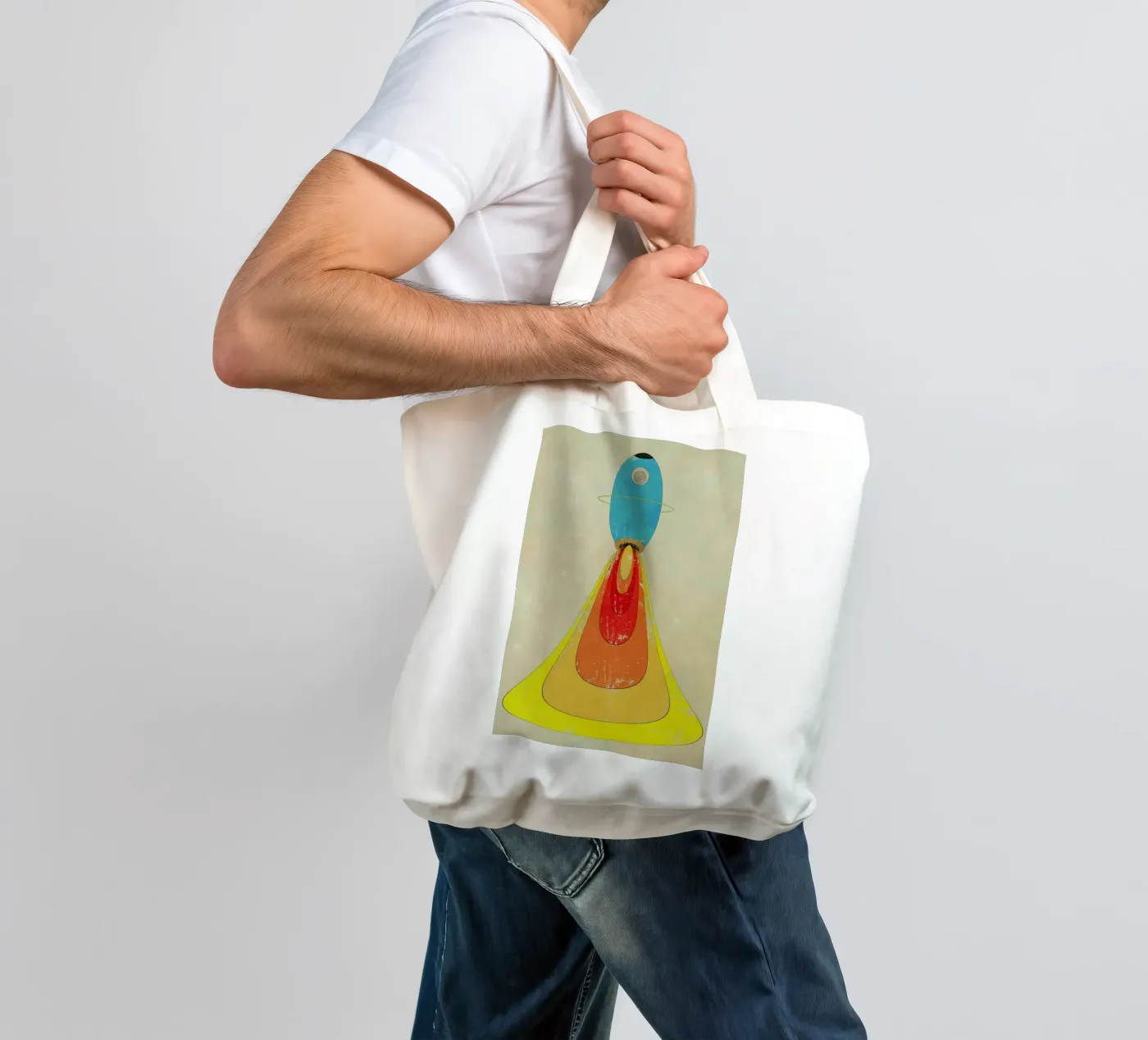 Rocket tote bag by Metron