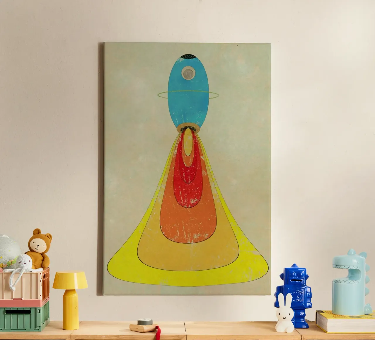 Rocket canvas by Metron