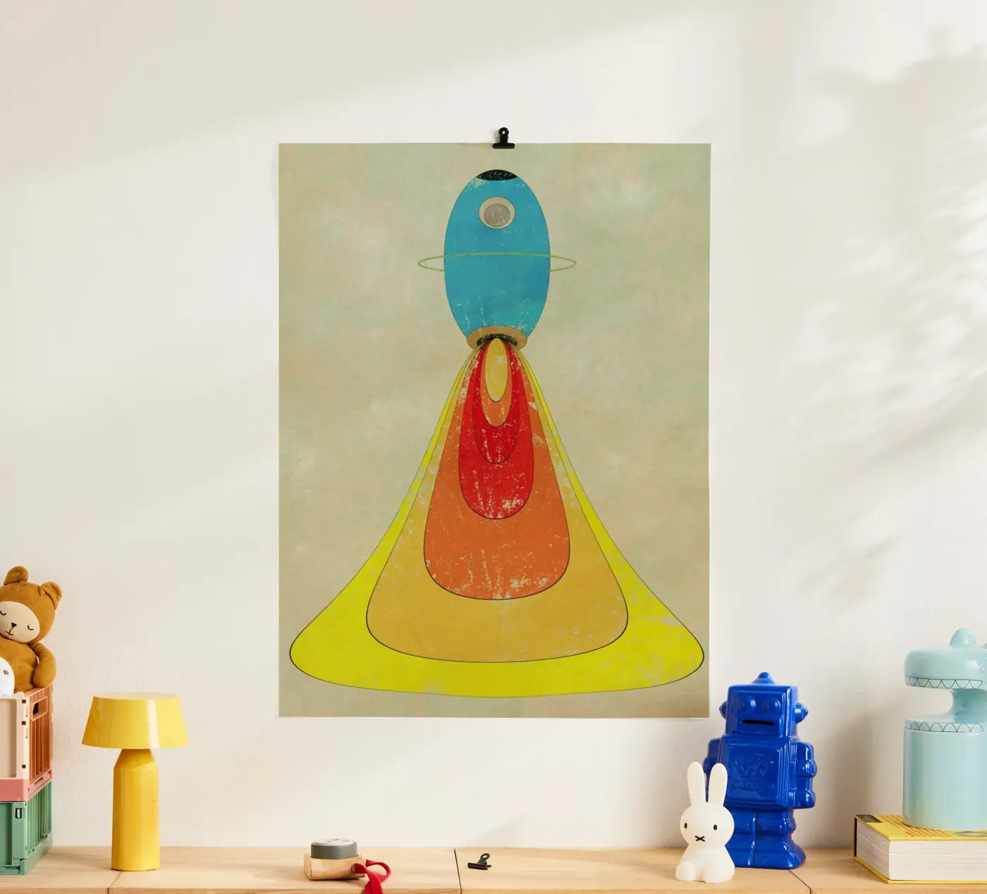 Rocket poster by Metron