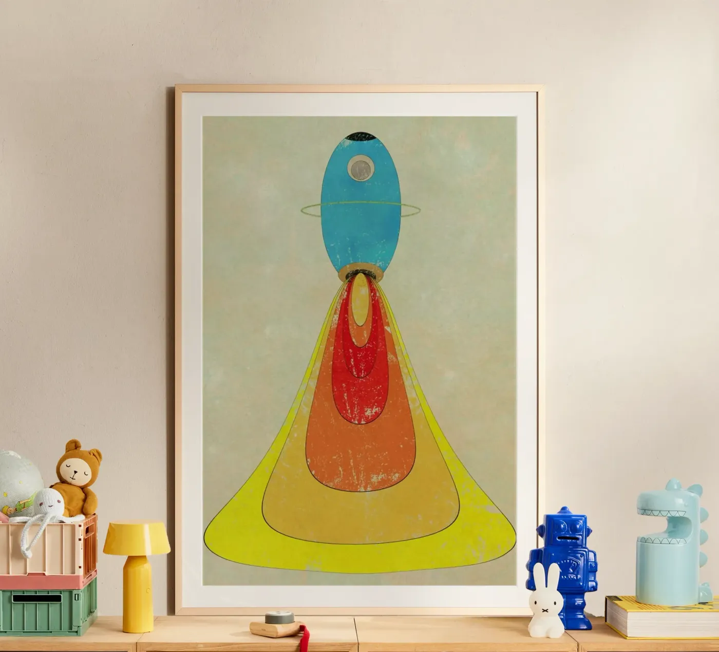 Rocket poster by Metron