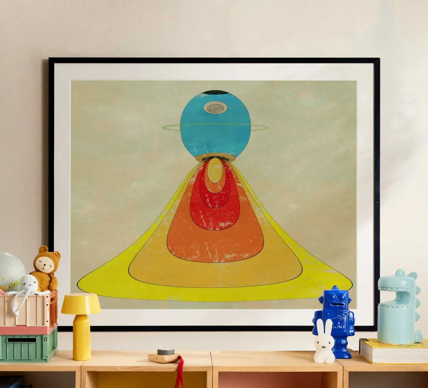 Rocket poster by Metron