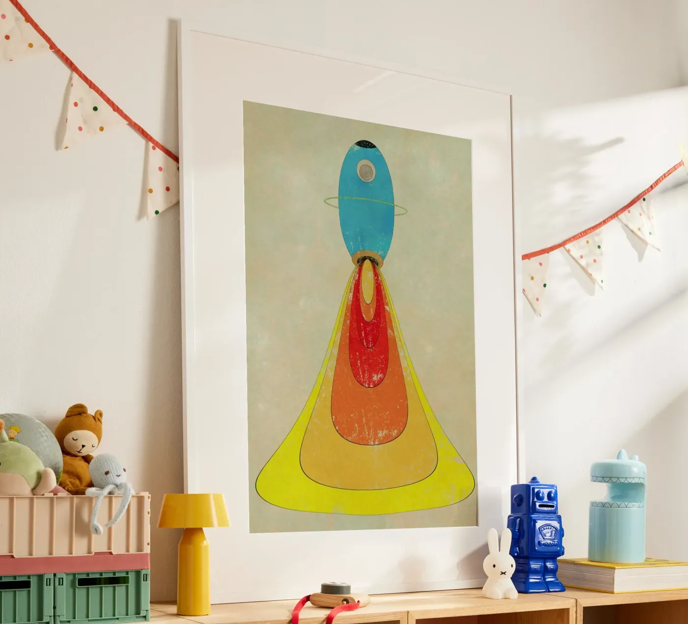 Rocket poster by Metron