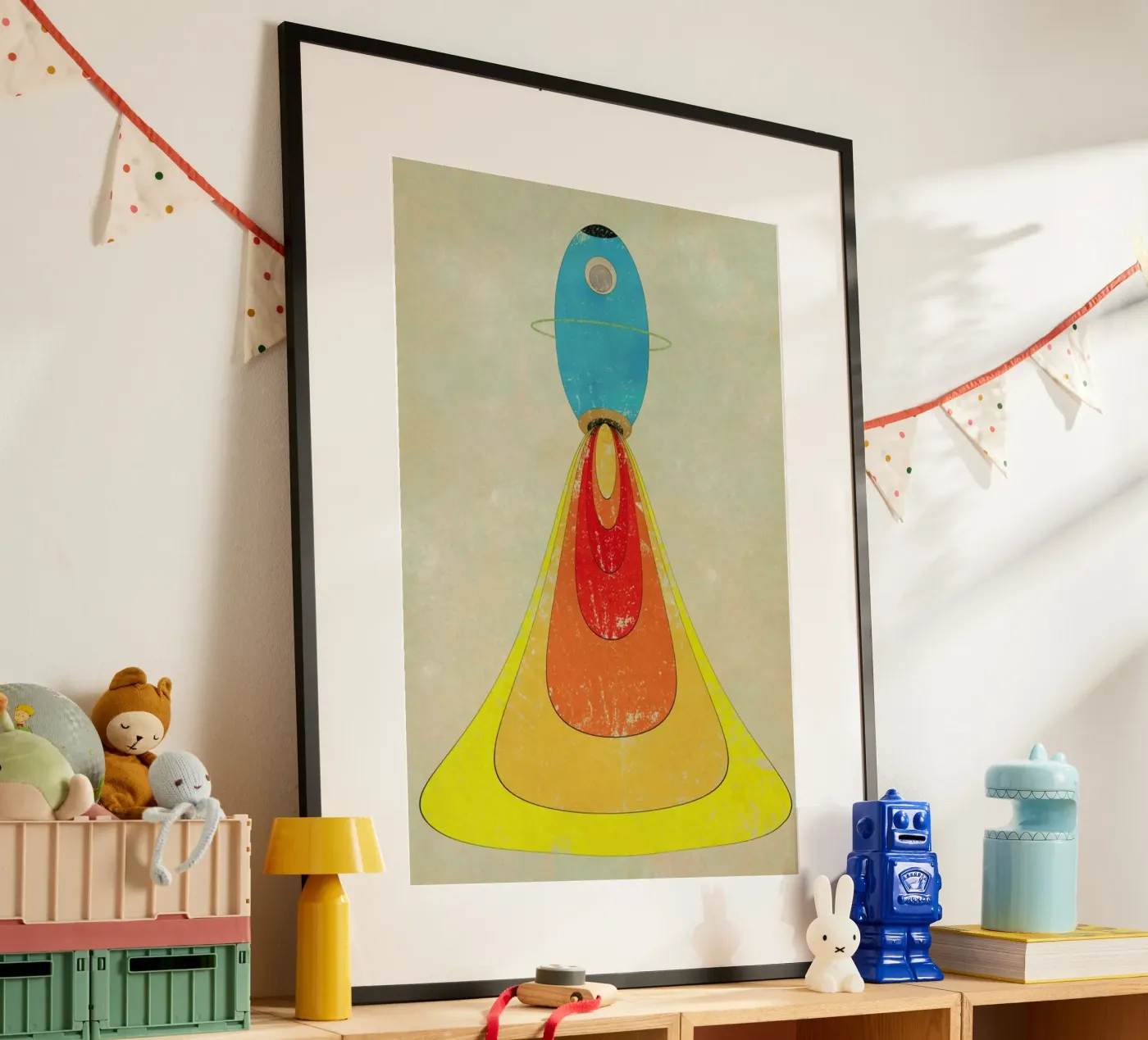 Rocket poster by Metron