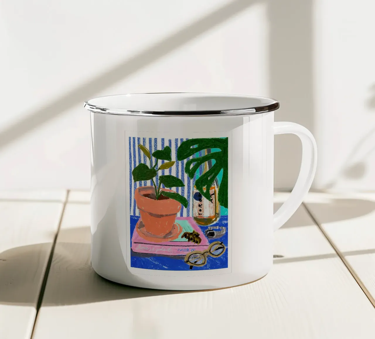 Piante pastello tazza in smalto da hanna shop