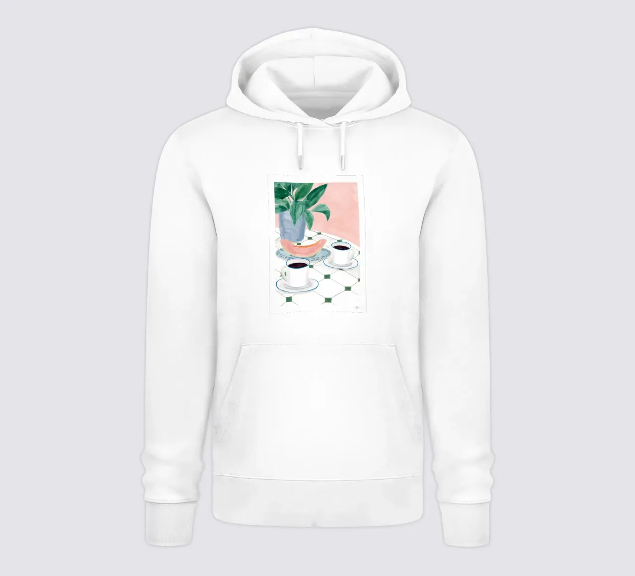 Mattine al melone felpa con cappuccio da hanna shop