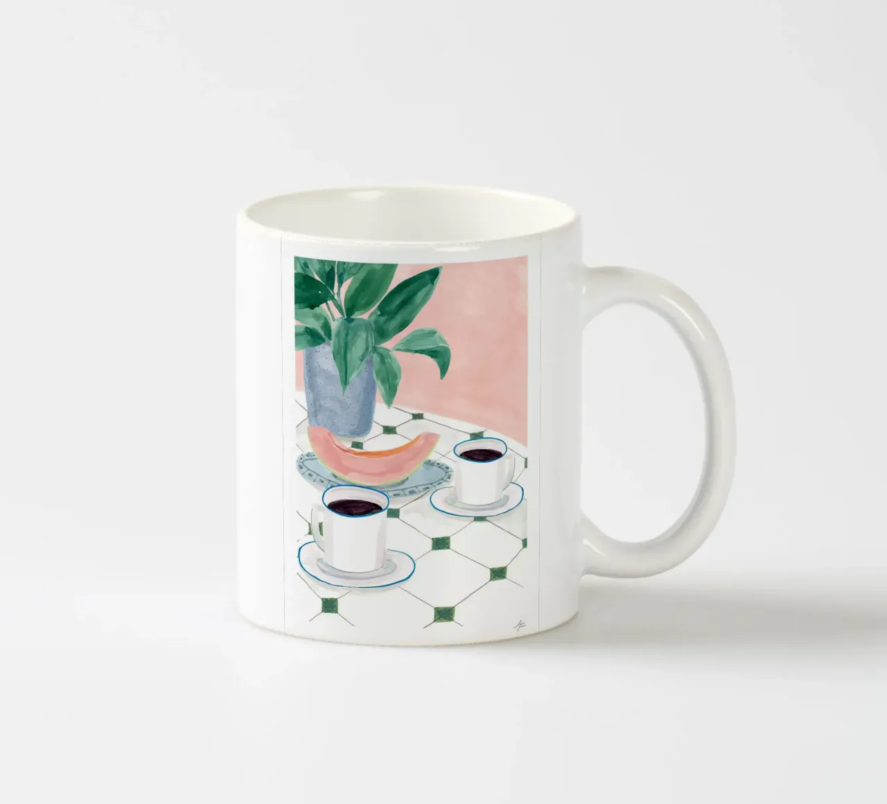 Mattine al melone tazza in ceramica da hanna shop