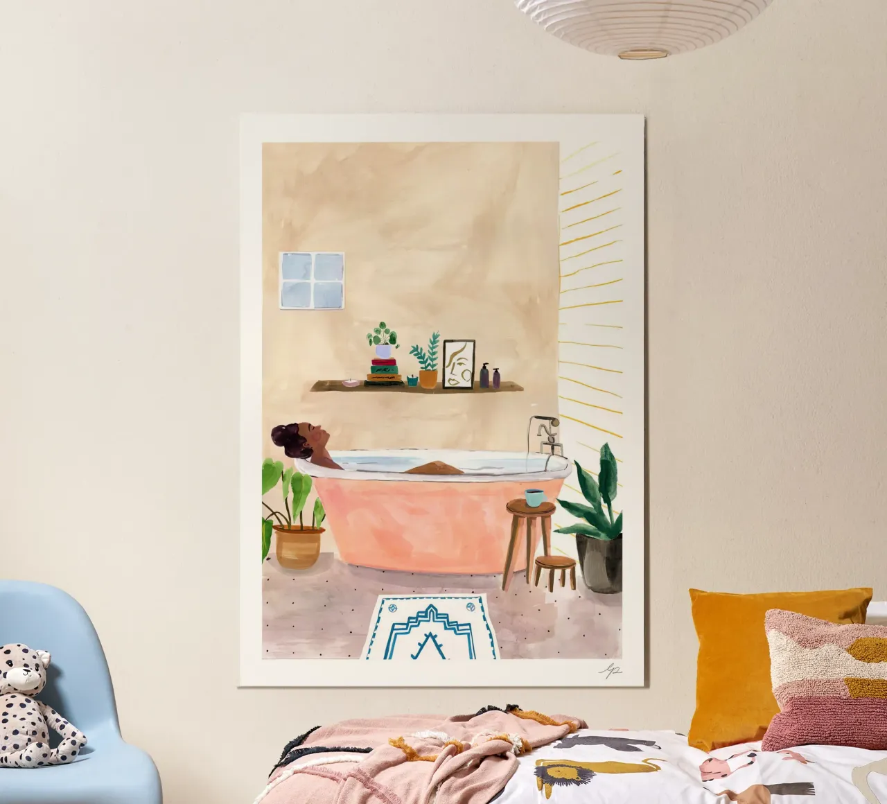 Tempo di bagno poster da hanna shop