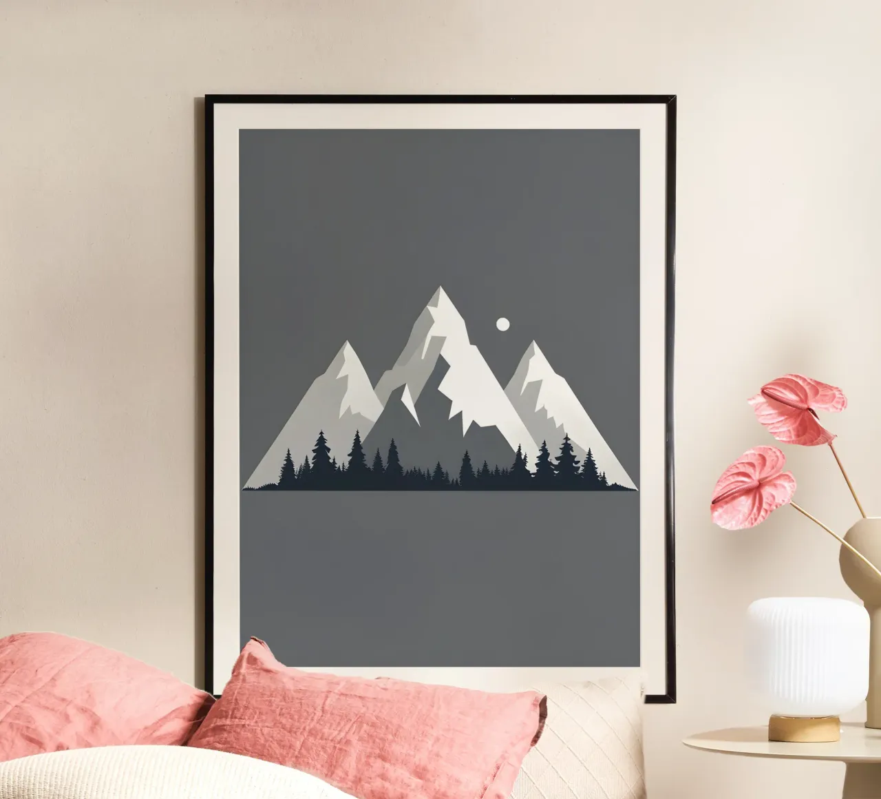 Silhouette di montagna poster da The Green Room
