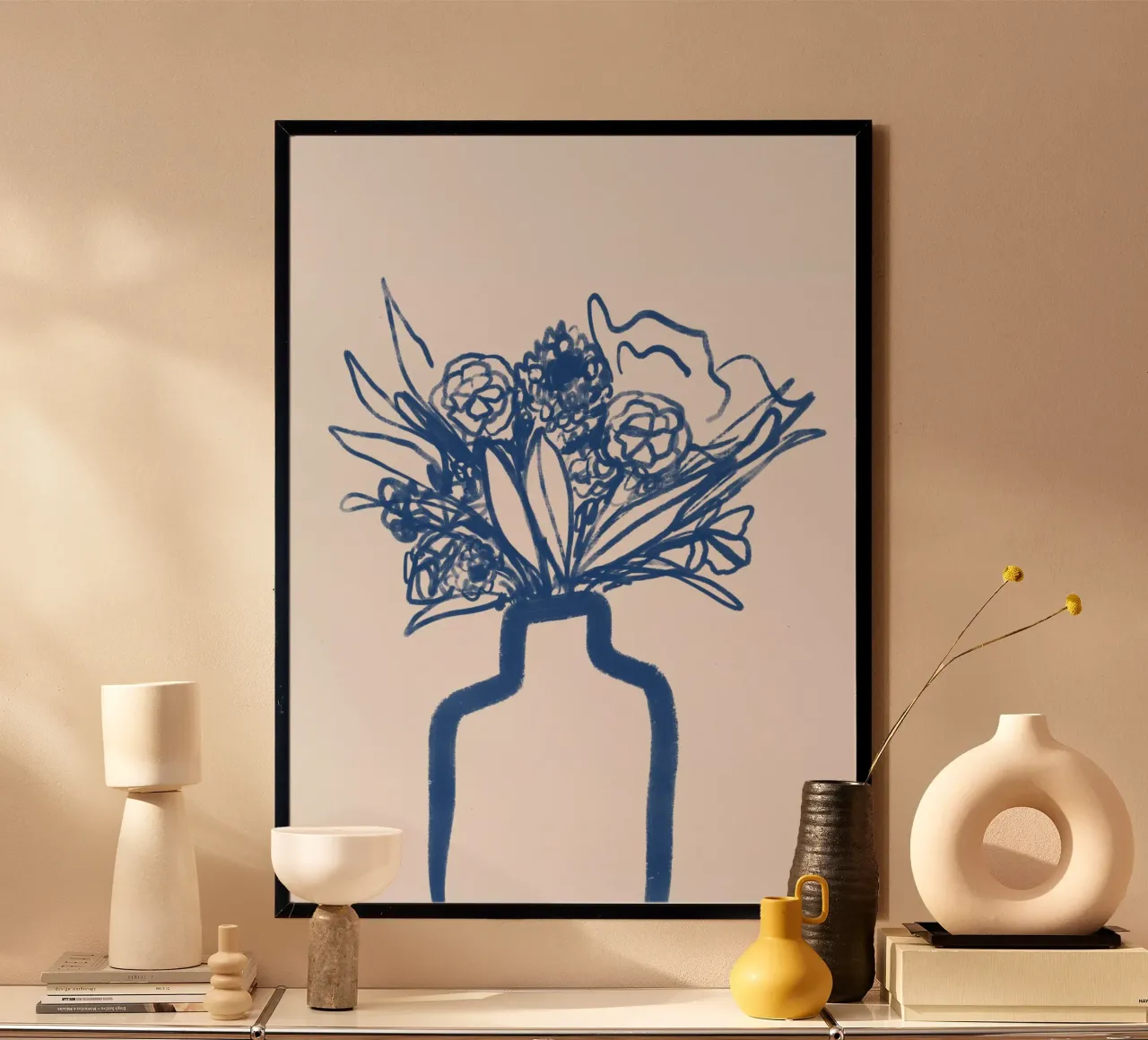 Fleurs dans un vase poster de Athene Fritsch