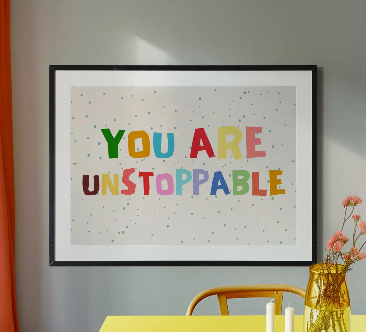 Poster ispiratore "Sei inarrestabile" - Arte per bambini poster da vintagepod
