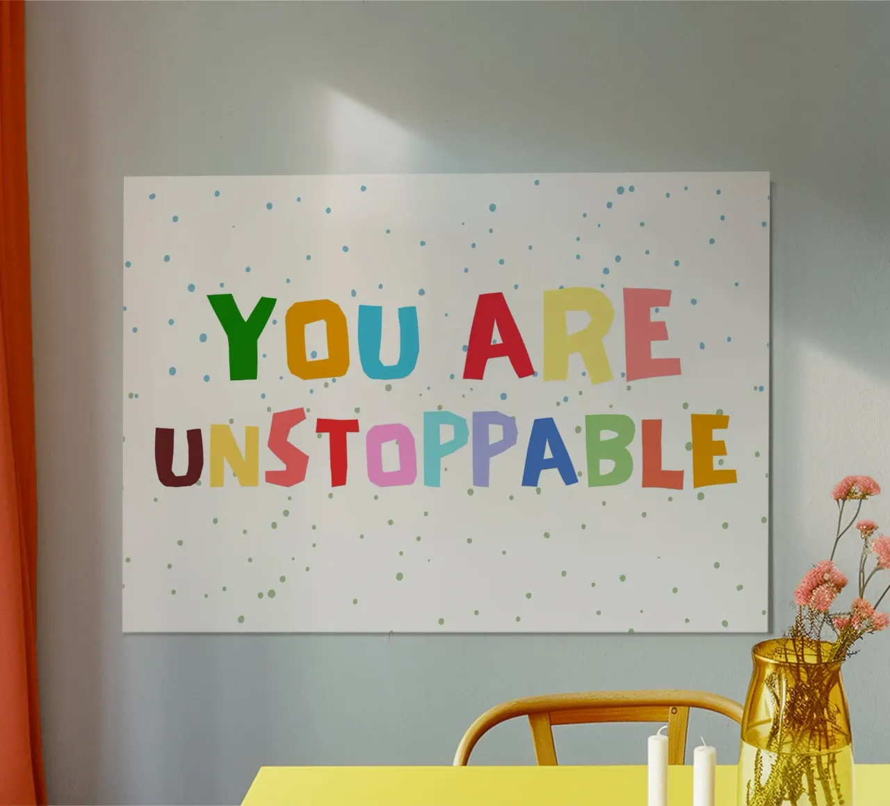 Poster ispiratore "Sei inarrestabile" - Arte per bambini poster da vintagepod