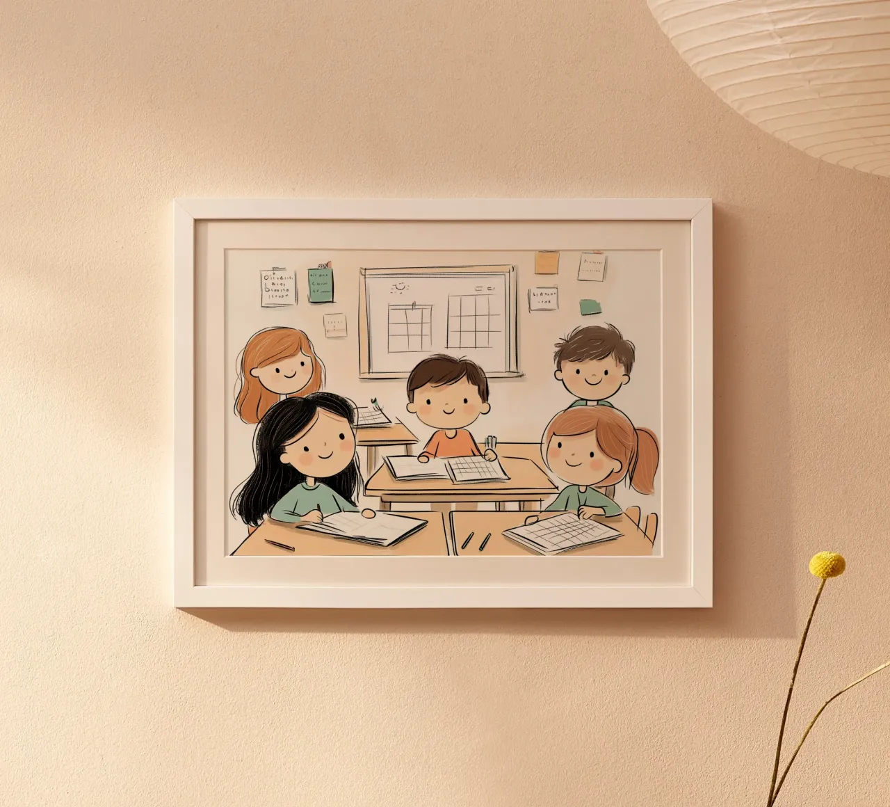 Poster didattico per la classe - Arte per lo studio e il divertimento dei bambini poster da vintagepod