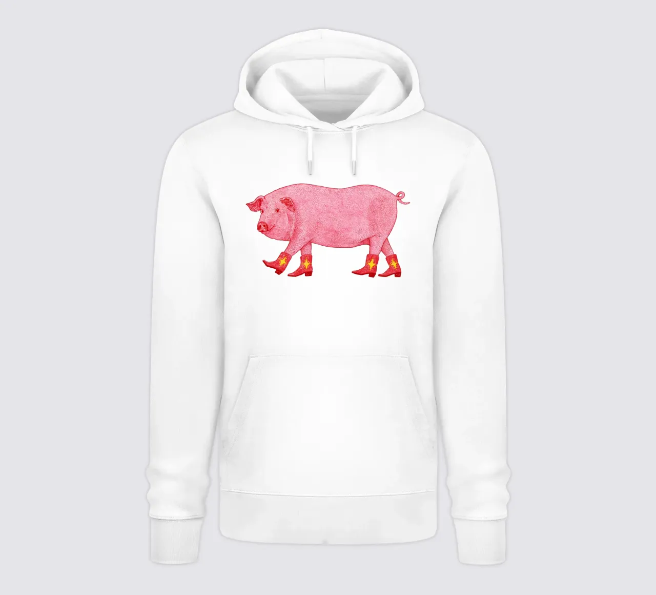 Marjorie The Pig felpa con cappuccio da AnyoneCanYeehaw