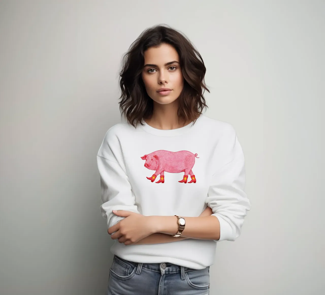 Marjorie The Pig felpa da AnyoneCanYeehaw