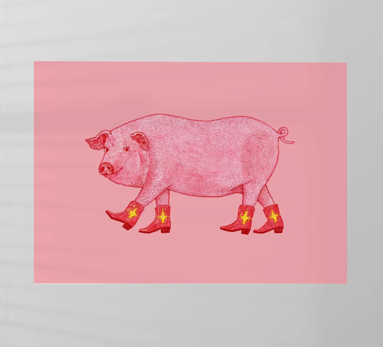 Marjorie The Pig pellicola backlit da AnyoneCanYeehaw