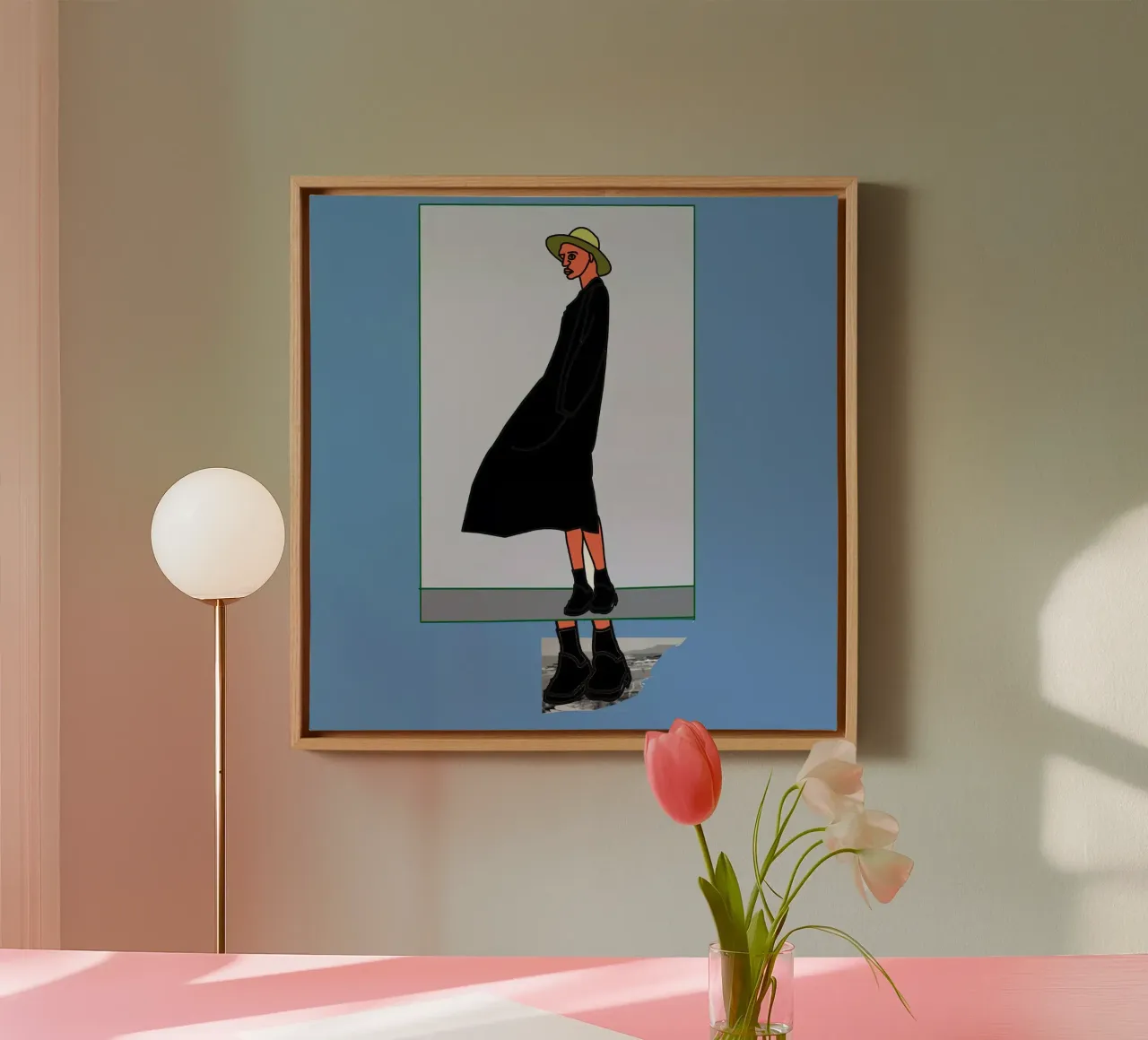 Saldo canvas met Baklijst van hanna shop
