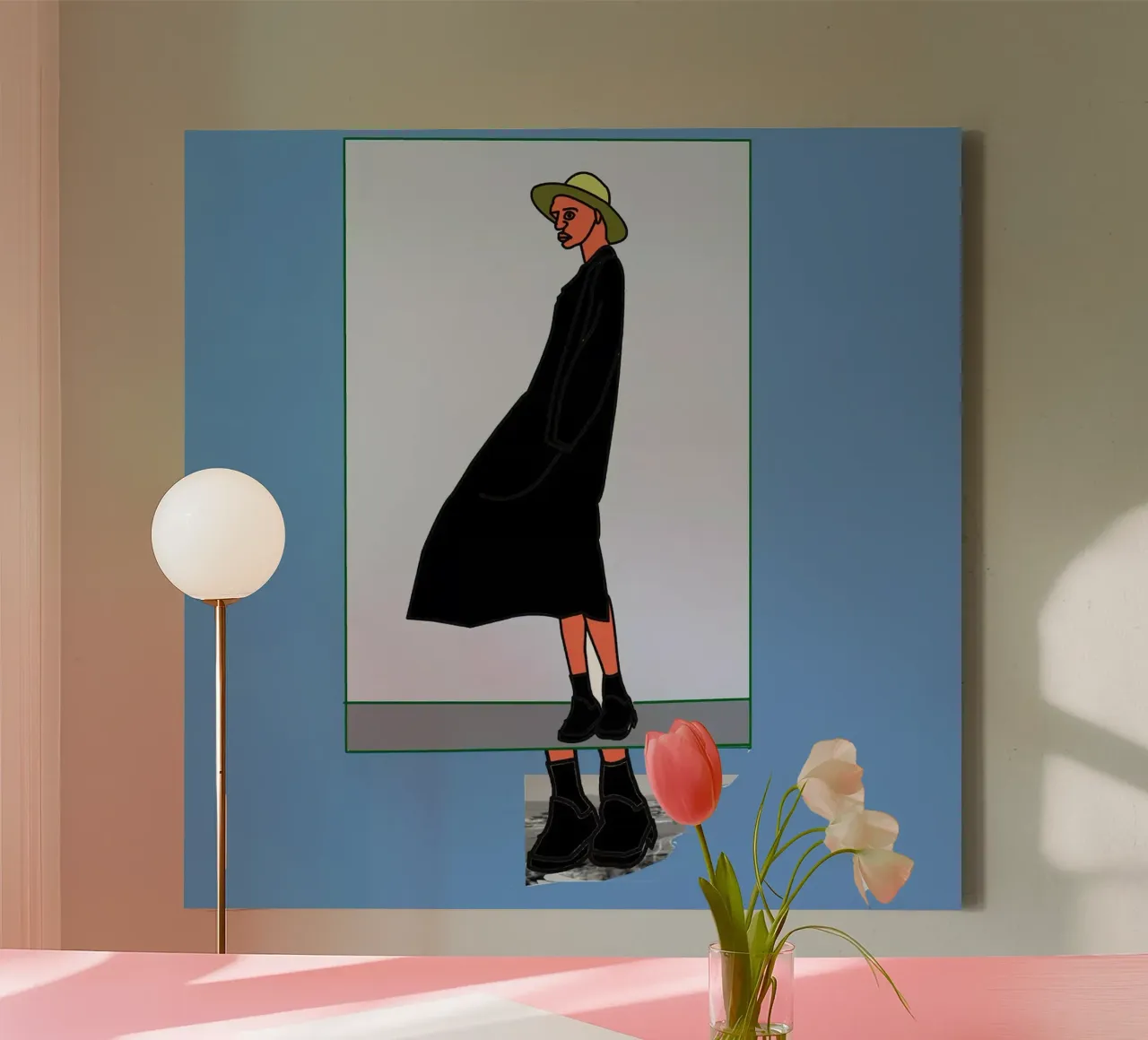 Saldo canvas met Baklijst van hanna shop