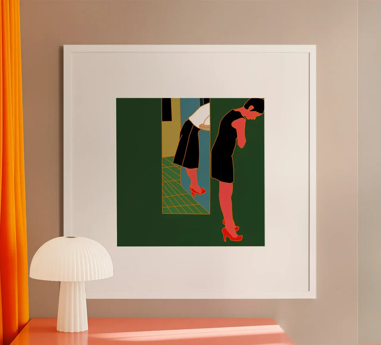 Chiarezza poster con telaio in plastica da hanna shop