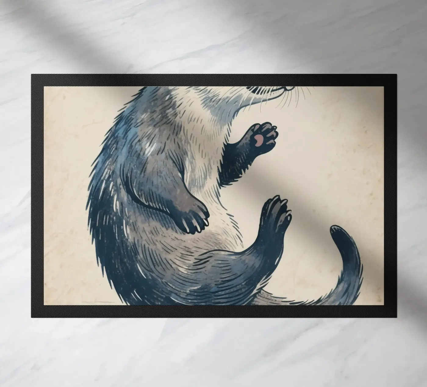 Cute Otter doormat by knowledge