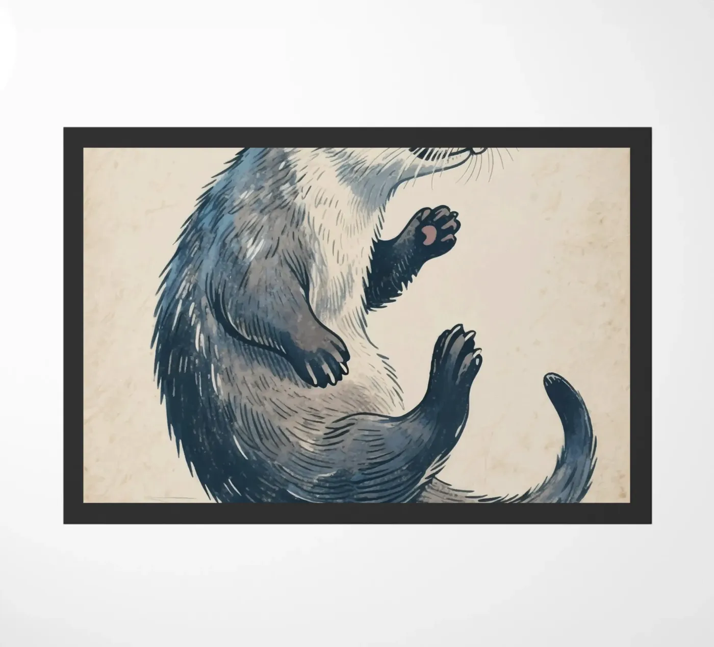 Cute Otter doormat by knowledge