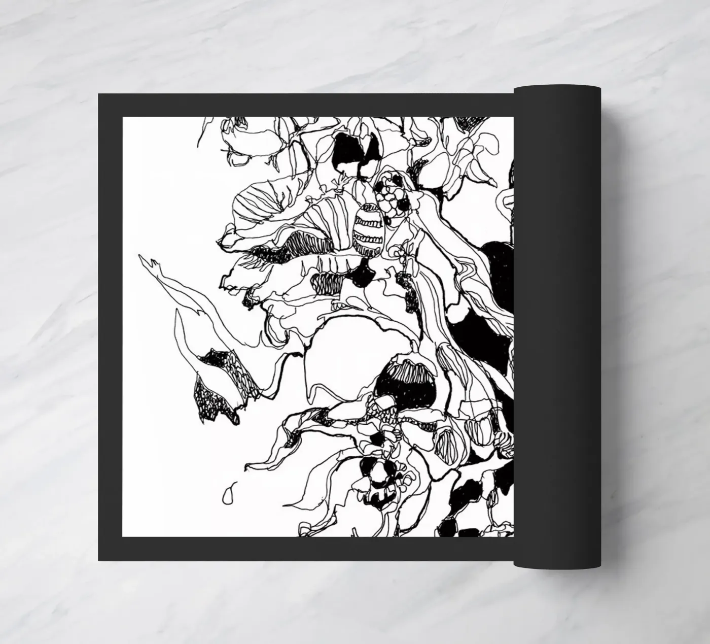 flowers deurmat van k i m