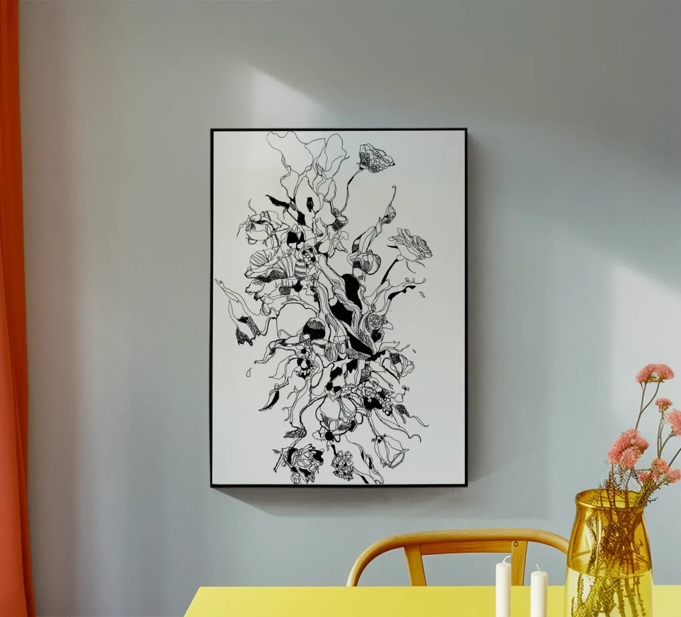 flowers plexiglas de k i m