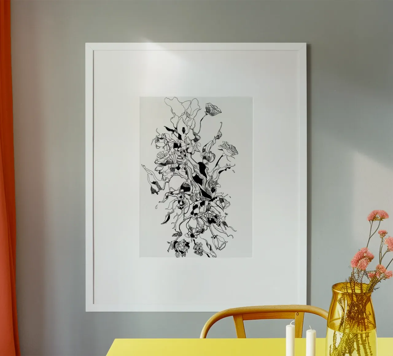 flowers poster da k i m