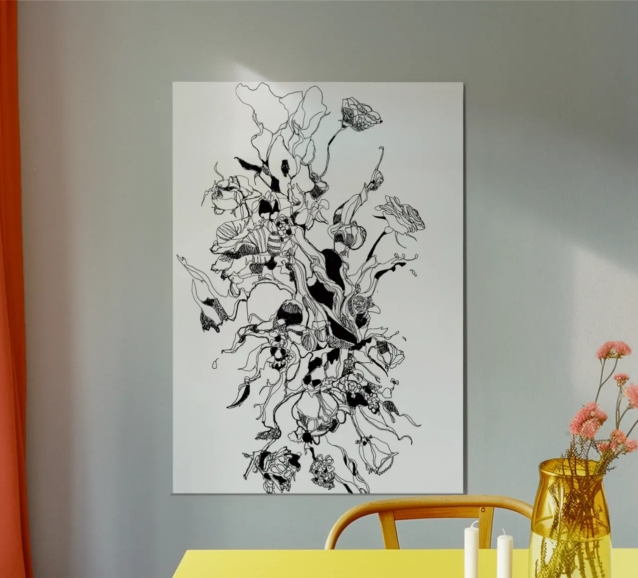 flowers poster da k i m