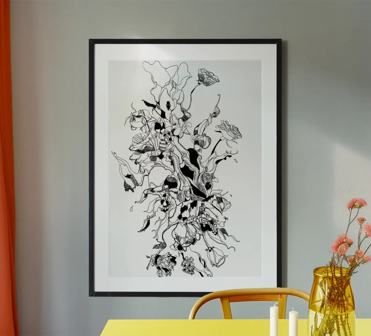 flowers poster da k i m